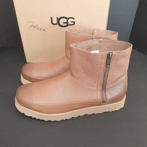 UGG Deconstructed Mini Zip Boots Sz 12